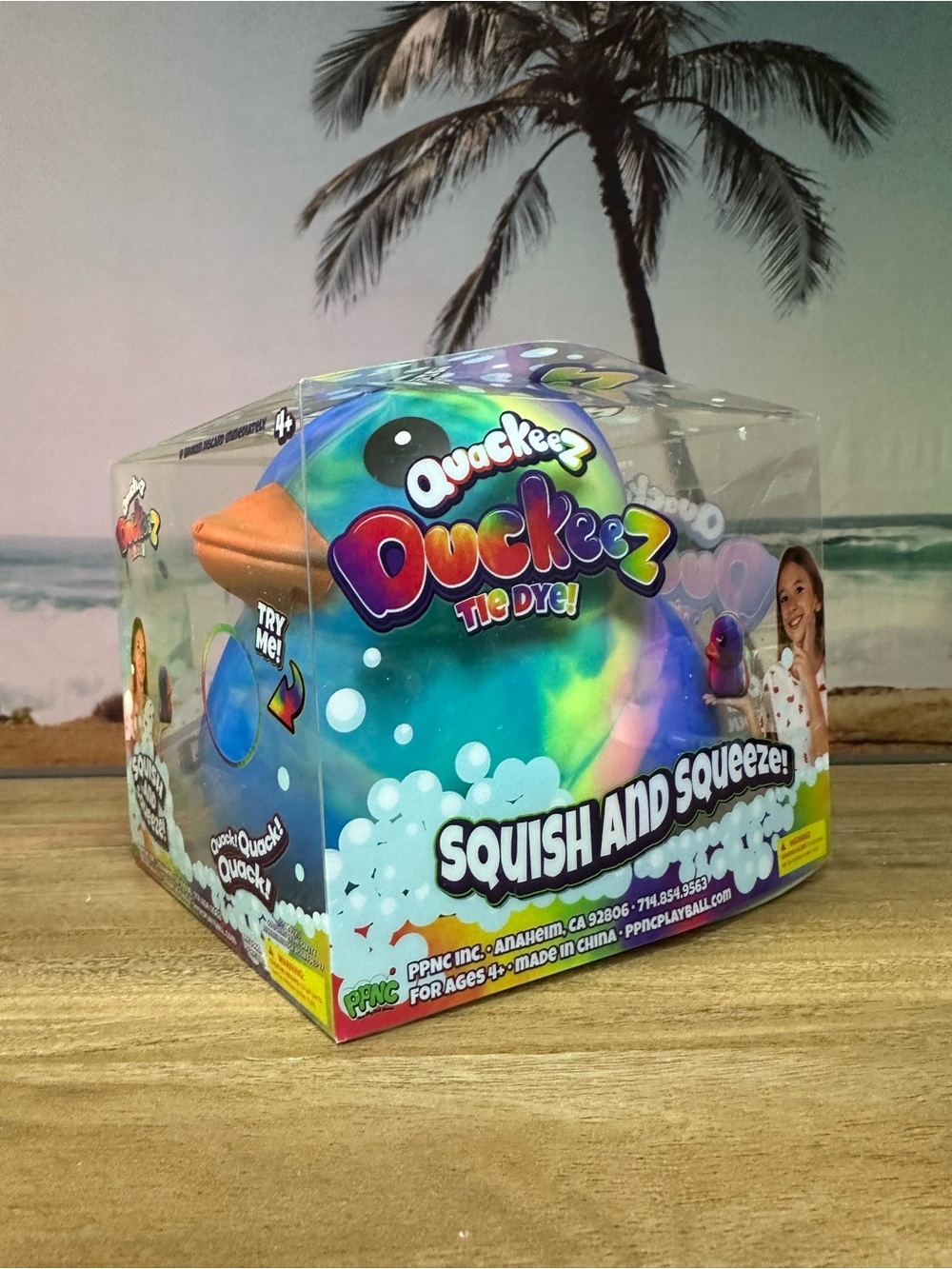 Tie-Dye Squishy Duck